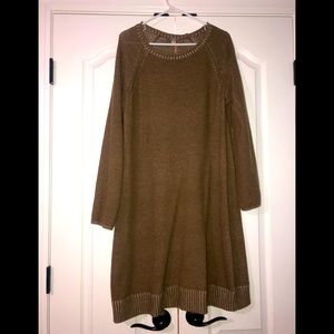 Sweater dress. Size Large